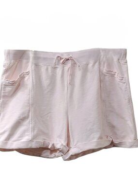 Wonderly Draw-String Shorts, Size 3XL, Light Pink